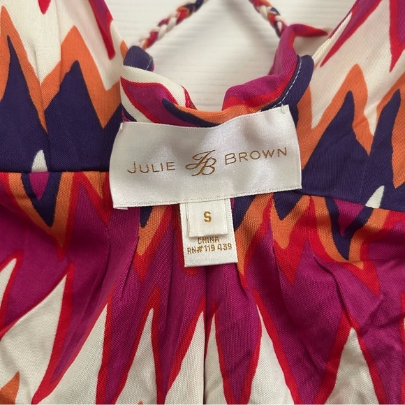 JB by Julie Brown Zigzag Maxi Dress - Pink and Cream - Picture 8 of 9